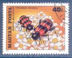 Hongrie N2703 Pollinisation - Achile millefeuille - Clairon des abeilles oblit