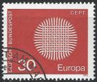 Allemagne - 1970 - Yt n 484 - Ob - EUROPA 30p rouge