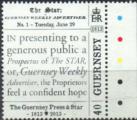 Guernesey 2013 - Journal guernesiais : The Star du 29/06/1813  - YT 1437 **