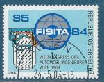 Autriche N1599 Congrs international des ingnieurs automobiles oblitr