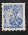 Autriche timbres anne 1951 Costumes