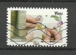 France timbre n1073 oblitr anne 2015 Art et Matiere de l'artisanat: Tissu