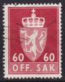 norvege - service n 81  obliter - 1955/76