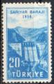 TURQUIE N° 1295 o Y&T 1956 Inauguration du barrage de Sariyar
