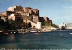 CALVI (20) - La Citadelle et le port ( quai, le ferry "Napolon") - bords crne