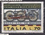 ITALIE - 1975 - Chemins de fer - Yvert 1234 Oblitr