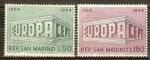 SAINT-MARIN N°732/733* (Europa 1969) - COTE 1.50 €