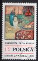 POLOGNE N 1884 o Y&T 1970 Journe du timbre (peinture)