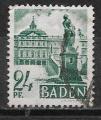 Bade - 1948 - YT n 19  oblitr