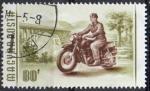 HONGRIE N 1185 o Y&T 1955 Motocyclette