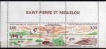 St-Pierre & Miquelon 1987 - Le grand Barachois, triptyque, NSC/MNH - YT 485A **