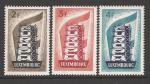 Europa 1956 Luxembourg Yvert 514  516 neuf ** MNH