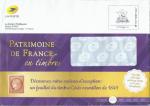 PAP de service Phil@poste Patrimoine de France en timbres 2019 - 223596 au verso