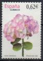 ESPAGNE N 4096 *'nsg) Y&T 2009 Fleurs (Hortensia)