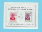 ARGENTINE ARGENTINA REFUGIES COMMUNICATIONS 1960 / MNH** et NON DENTELE