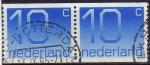 Pays-Bas 1976 - Srie courante, paire de roulette/coils pair - YT 1042a  x2