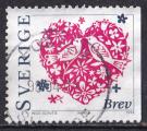 SUEDE -1998 - St Valentin - Yvert 2020 Oblitr