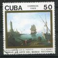 Timbre de CUBA 1989  Obl  N 2987  Y&T  Peinture