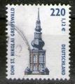 **   ALLEMAGNE    220 pf  2001  YT-1989  " Greifswald - Cathdrale "  (o)   **