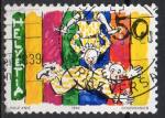  SUISSE N 1406 o Y&T 1992 Le cirque (Clowns trapzistes)