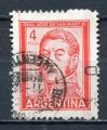 Timbre ARGENTINE 1959 - 62  Obl   N 605 A  Personnages