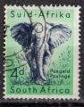 Afrique du Sud 1954; Y&T n 206; 4p, faune, lphant