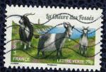 France 2015 Oblitr Used Stamp Goat Chvre La Chvre des Fosss Y&T 1102