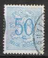 Belgique - 1951 - Yt n 854 - Ob - Lion hraldique 50c bleu