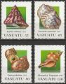 Srie de 4 TP neufs ** n 931/934(Yvert) Vanuatu 1993 - Coquillages