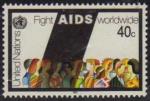 N.U./U.N. (New York) 1990 - Lutte contre le SIDA, 40c - YT 571 **