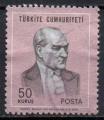 TURQUIE N° 1943 o Y&T 1970 Kemal Atatürk