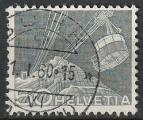 Timbre oblitr n 490(Yvert) Suisse 1949 - Tlphrique du Sntis