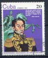 Timbre de CUBA 1983  Obl  N 2439  Y&T  Personnage