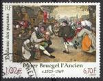 France 2001; Y&T n 3369; 6,70F (1,02) tableau de Pieter Bruegel l l'Ancien