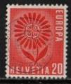 Suisse 1964; Y&T n 735; 20c Europa rouge