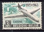 TIMBRE BELGIQUE  1963   Obl  N  1259    Y&T     Avion