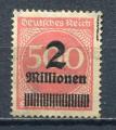 Timbre ALLEMAGNE Empire 1923  Obl  N 283   Y&T