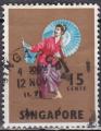 SINGAPOUR N° 85 de 1968 oblitéré