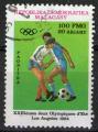**   MADAGASCAR    100 F  1984  YT-714  " J.O Los Angels - Football "  (o)   **