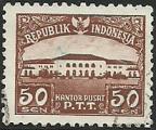 Indonesia 1953.- Correos. Y&T 57. Scott 381. Michel 104.