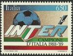 Italia 1989.- Liga Futbol. Y&T 1823**. Scott 1782**. Michel 2090**.