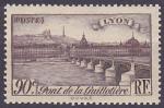 Timbre neuf ** n 450(Yvert) France 1939 - Lyon, pont de la Guillotire