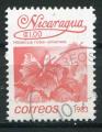 Timbre du NICARAGUA 1983  Obl  N 1252  Y&T   Fleurs 