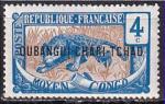 oubangui - n 3  neuf sans gomme - 1915/18
