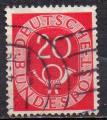 ALLEMAGNE FEDERALE N 16 o Y&T 1951-1952 Cor postal