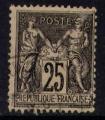 France - 1884 - YT n 97 oblitr (m)