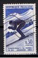 France / 1962 / Championnats du monde de ski  Chamonix / YT n 1326 oblitr