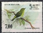 Sri Lanka 1986 Oblitr Used Oiseau Bird Ceylon White Eye Zostrops de Ceylan SU