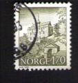 NORVEGE Oblitration ronde Used Stamp Btiment 1,70 1981