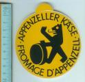 APPENZELLER KSE / FROMAGE D'APPENZELL - Autocollant // lion